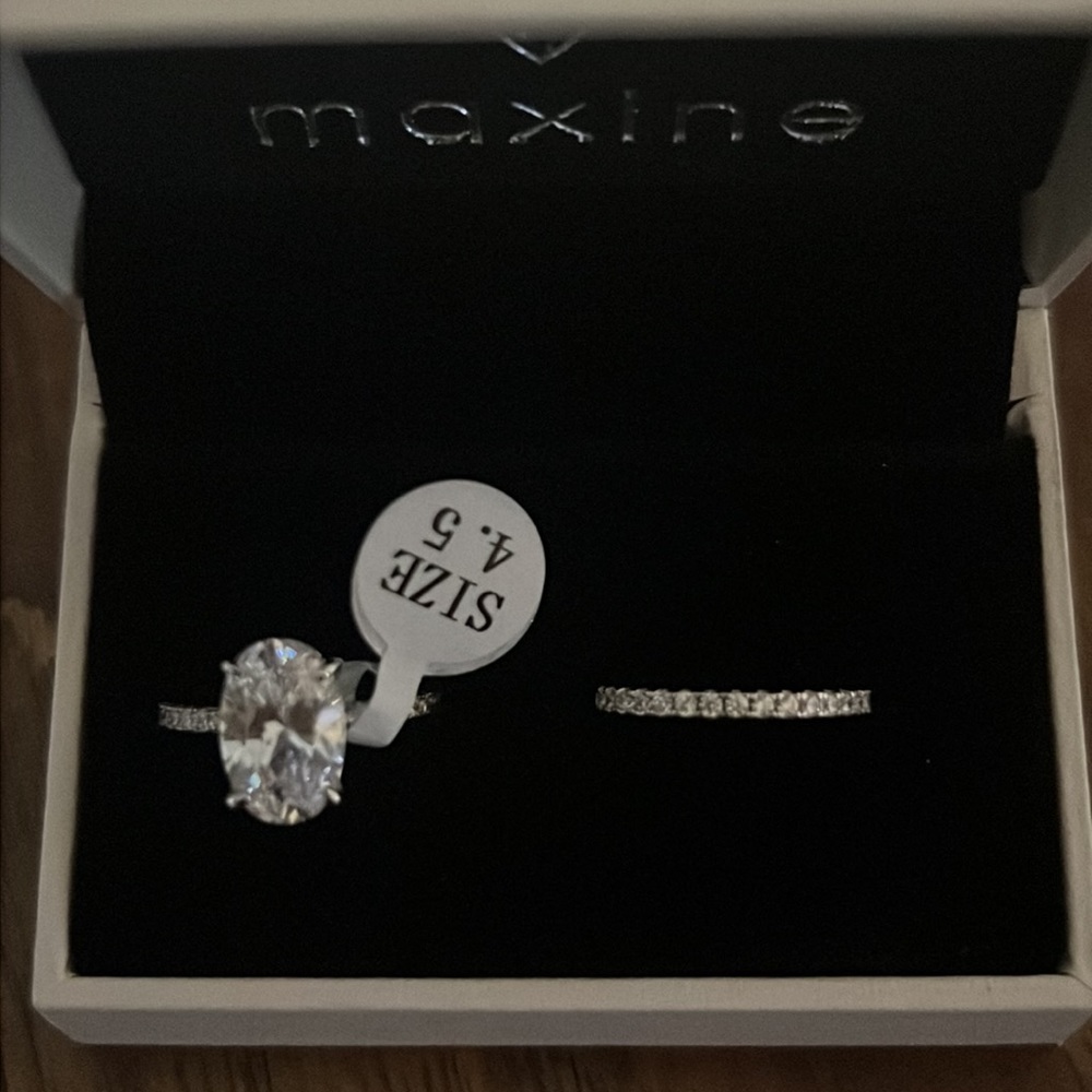 NIB Maxine Jewelry Travel Wedding Set 4.5 - Picture 3 of 12